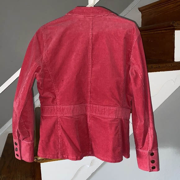 Jones sport stretch corduroy jacket rose color stretch Size Large - Picture 4 of 5